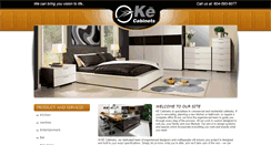 Desktop Screenshot of kecabinets.com